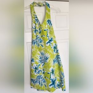 Halter Floral Dress